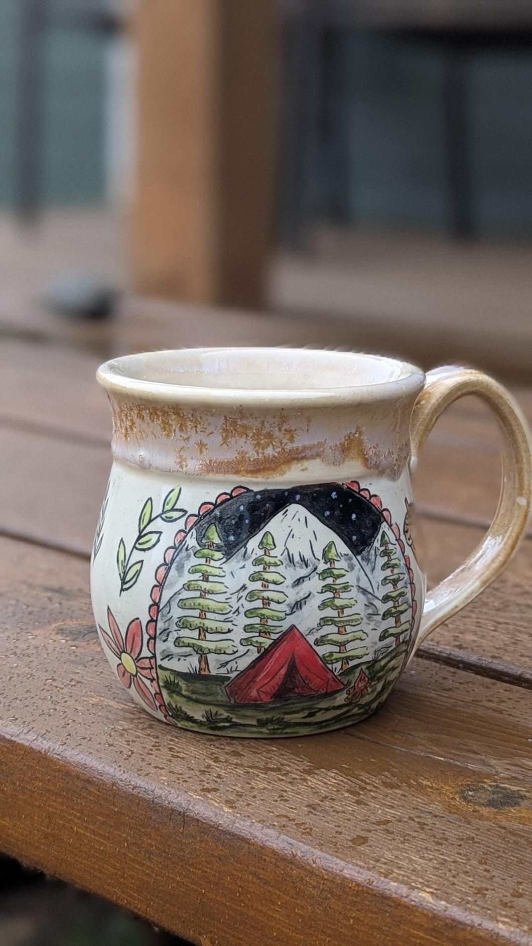 12oz Doodle Tent Mug